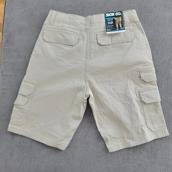 Iron Co Men's Stretch Cargo shorts Moves W/ You & Keeps Its Shape 32 waist - Picture 6 of 8